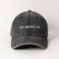 No Means No Siyah Şapka