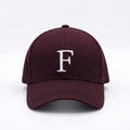 F Harfli Bordo Şapka