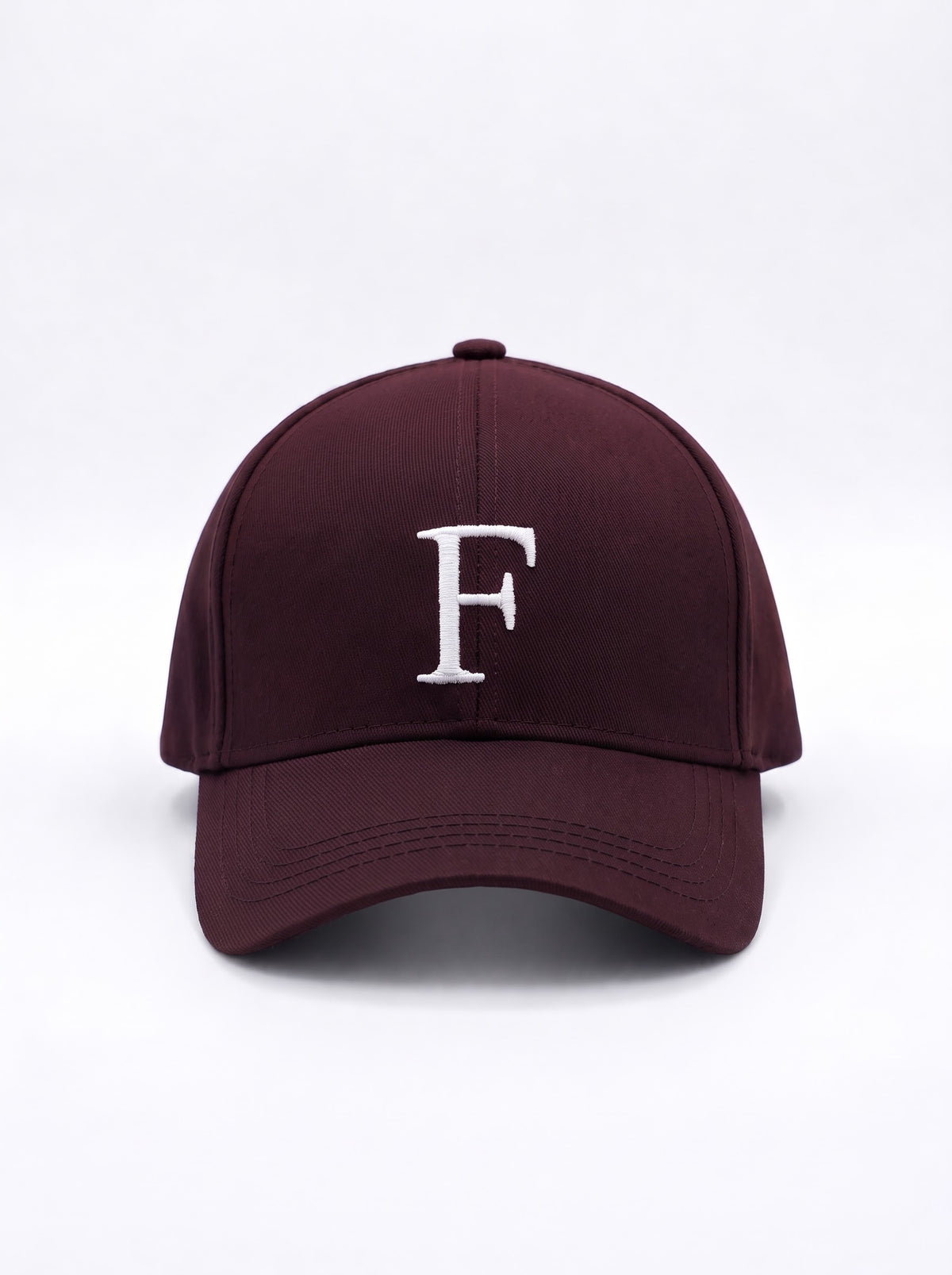 F Harfli Bordo Şapka