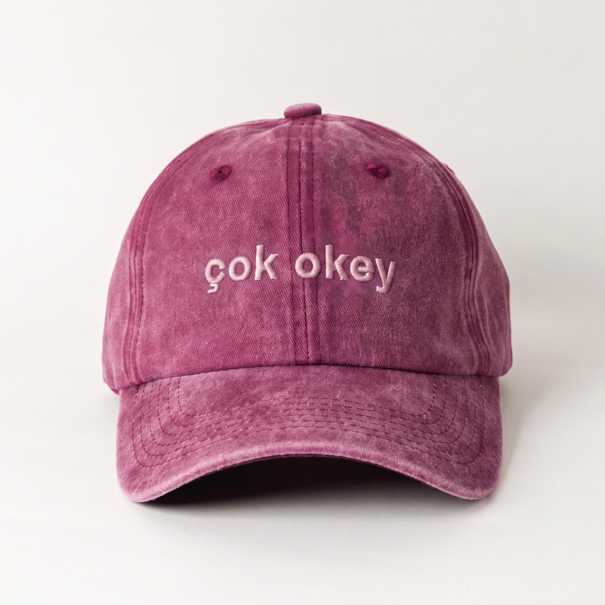 Çok Okey Bordo Şapka