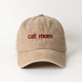 Cat Mom Krem Şapka