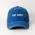 Cat Mom Mavi Şapka