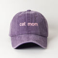 Cat Mom Mor Şapka