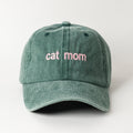 Cat Mom Yeşil Şapka