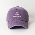 Go Love Yourself Mor Şapka