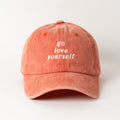 Go Love Yourself Turuncu Şapka