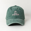 Go Love Yourself Yeşil Şapka