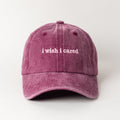 I Wish I Cared Bordo Şapka