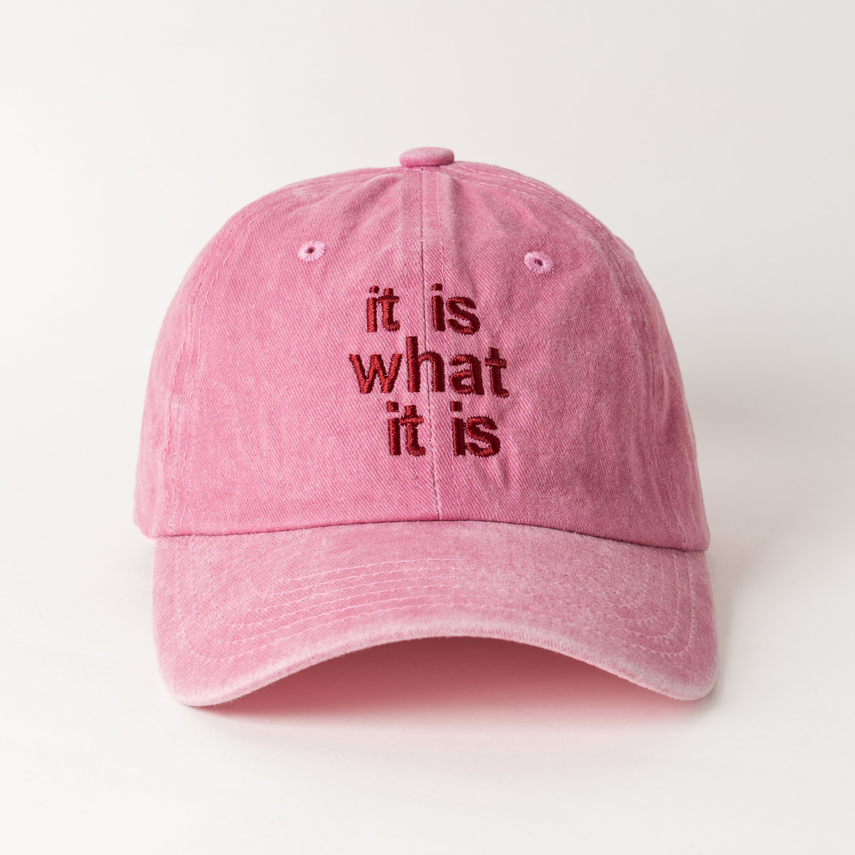 It Is What It Is Pembe Şapka