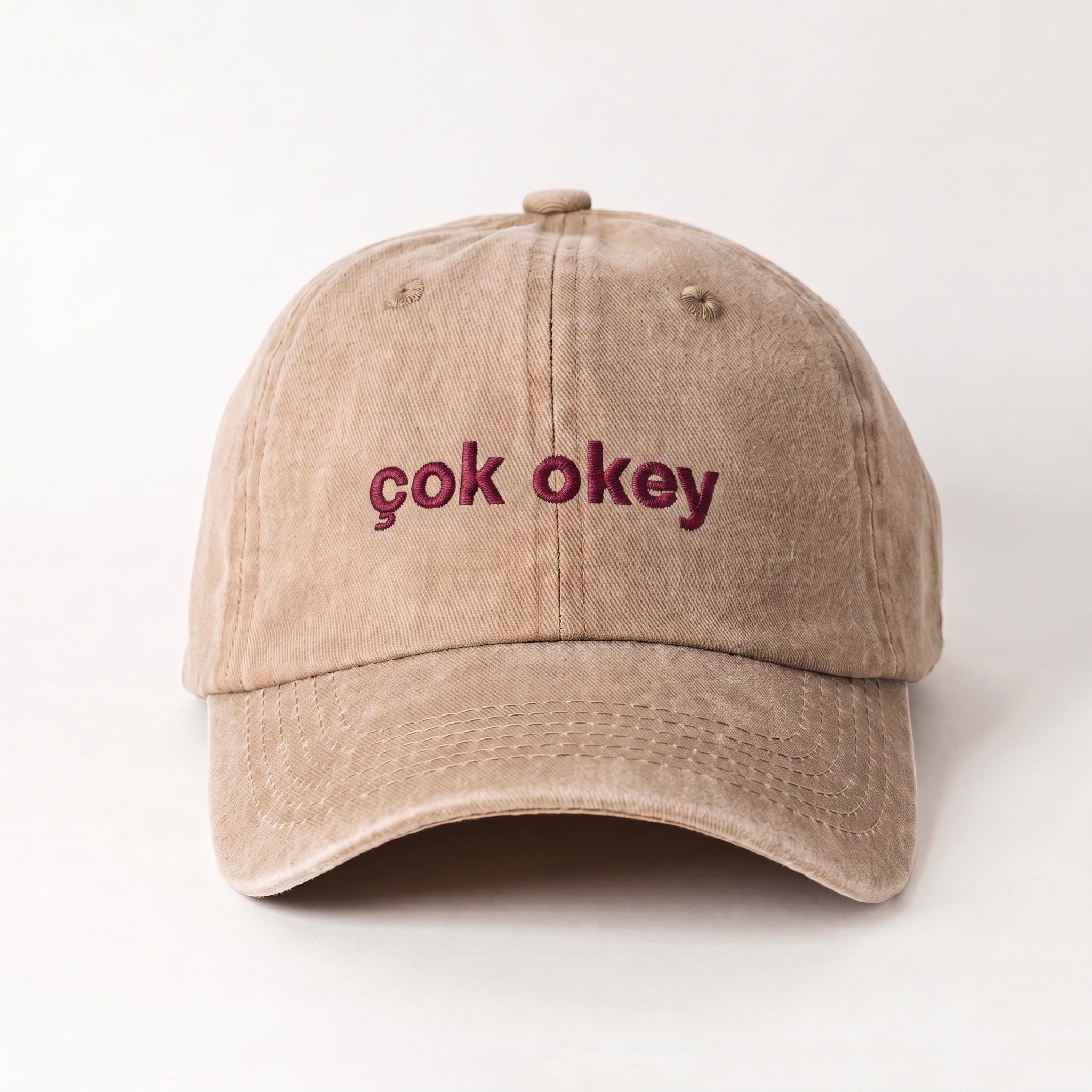 Çok Okey Krem Şapka