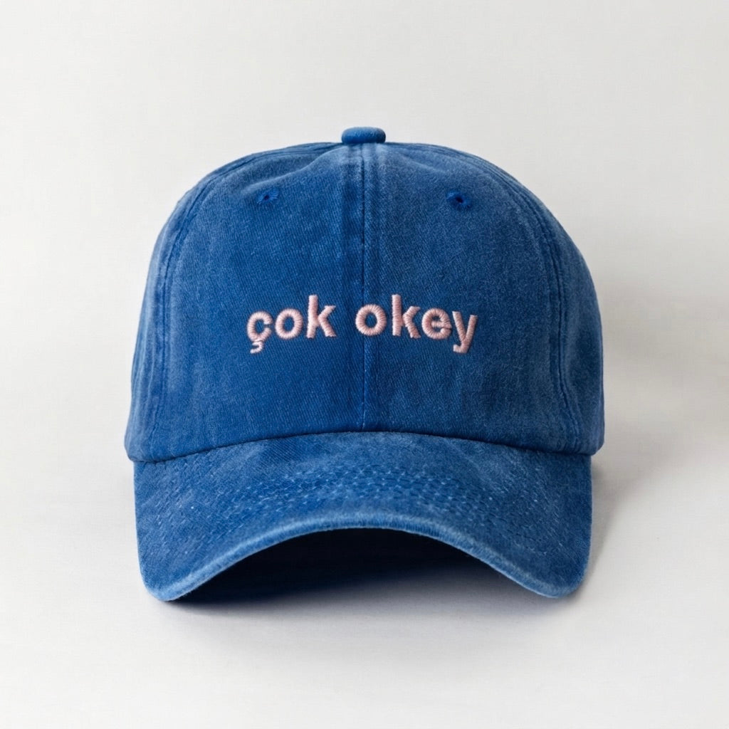 Çok Okey Mavi Şapka