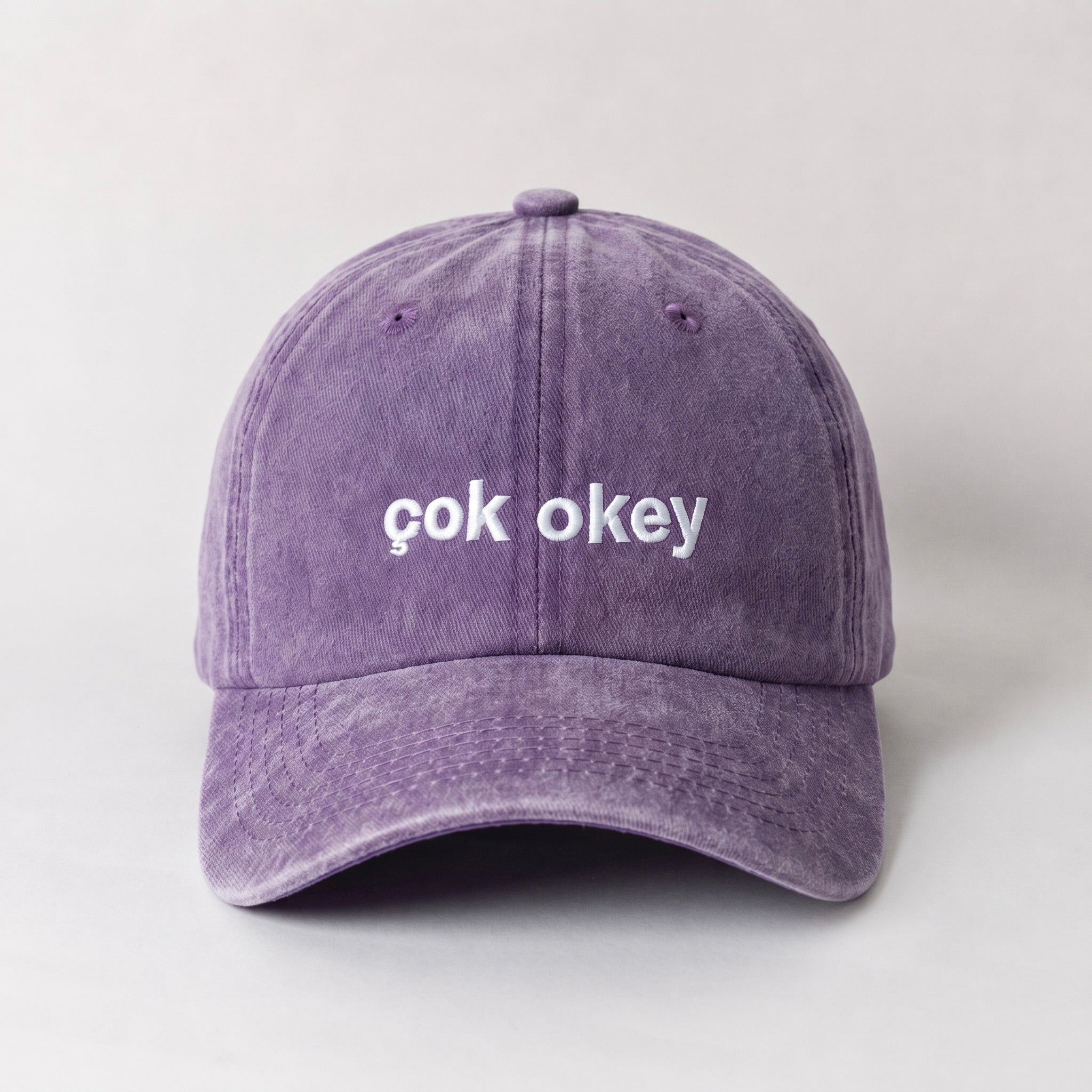 Çok Okey Mor Şapka