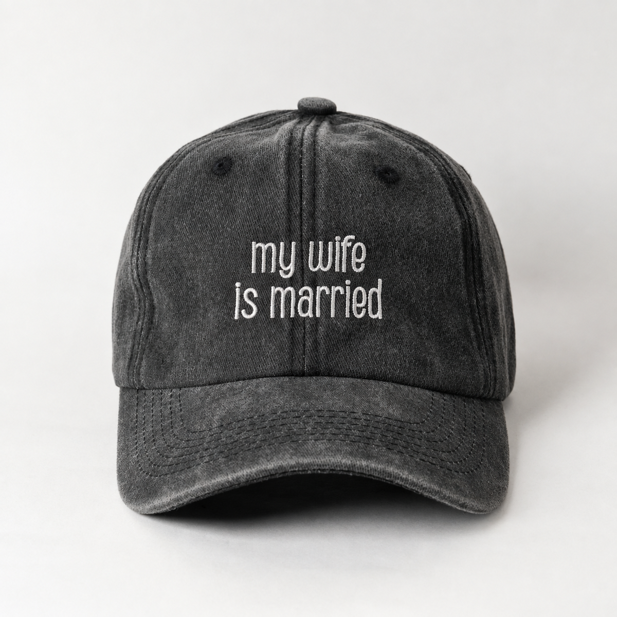 My Wife Is Married Siyah Şapka