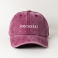 Non Merci Bordo Şapka