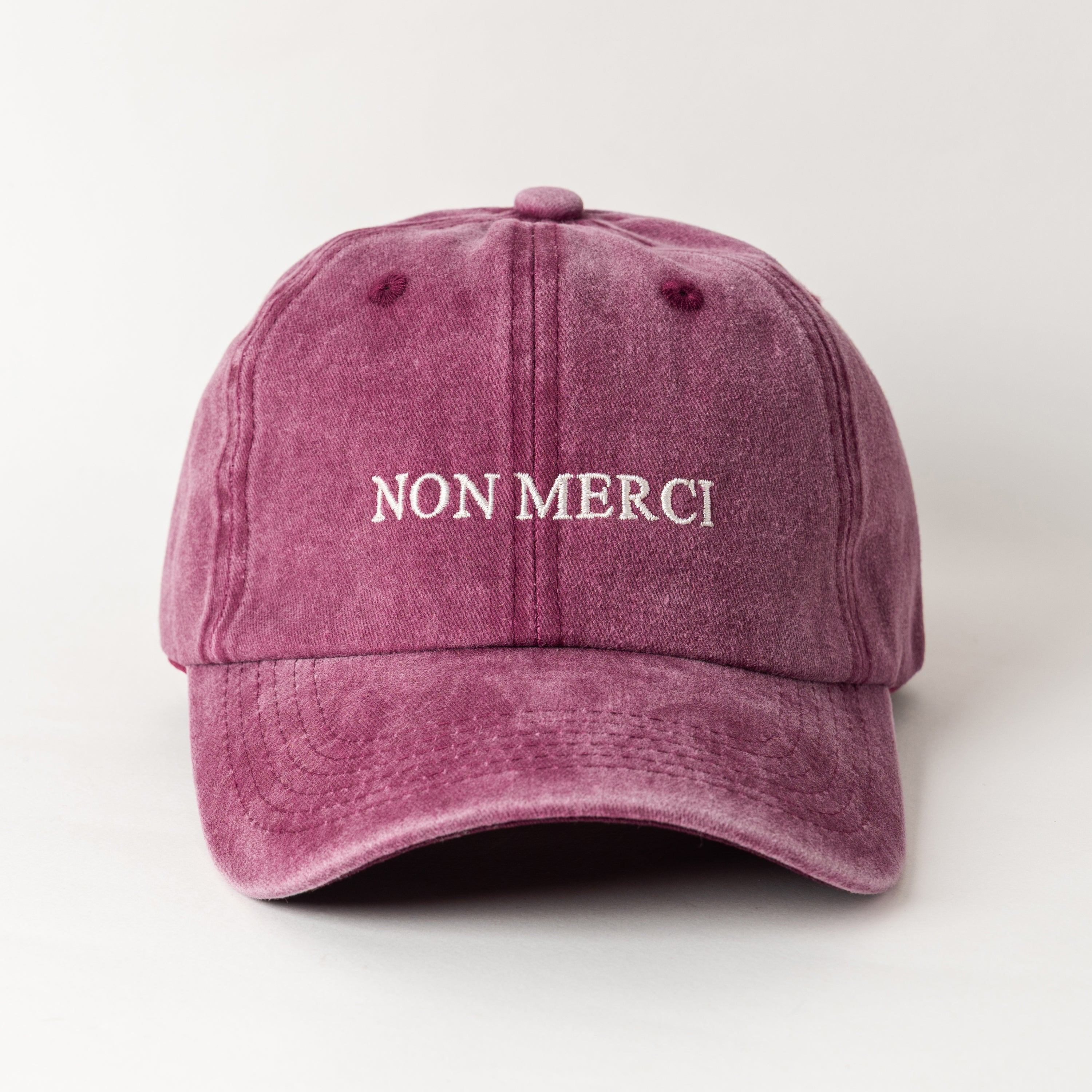 Non Merci Bordo Şapka
